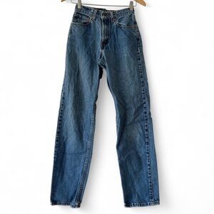 Straight Leg Blue Jeans